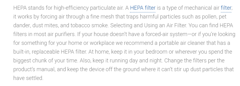 Air Filtration: Hepa Air Cleaners In Chandler, Queen Creek, Sun Lakes, AZ, And Surrounding Areas