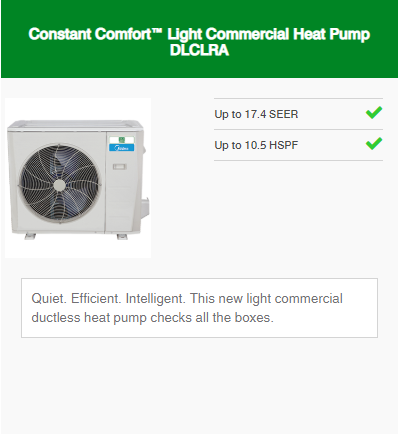 Constant Comfort™ Light Commercial Series