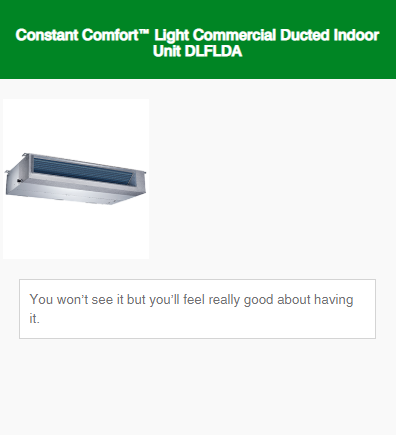 Constant Comfort™ Light Commercial Series